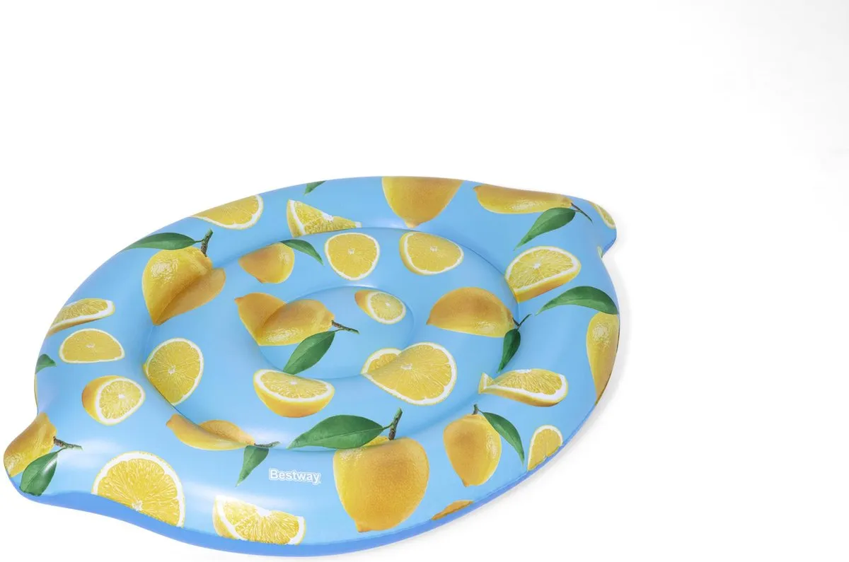 Bestway Luchtbed Scentsational Lemon - Blauw - afbeelding 2 van 6