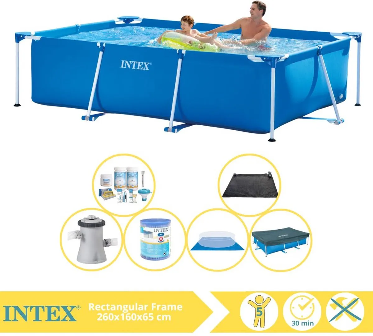 Intex 28271NP Opzetzwembad 260x160x65cm