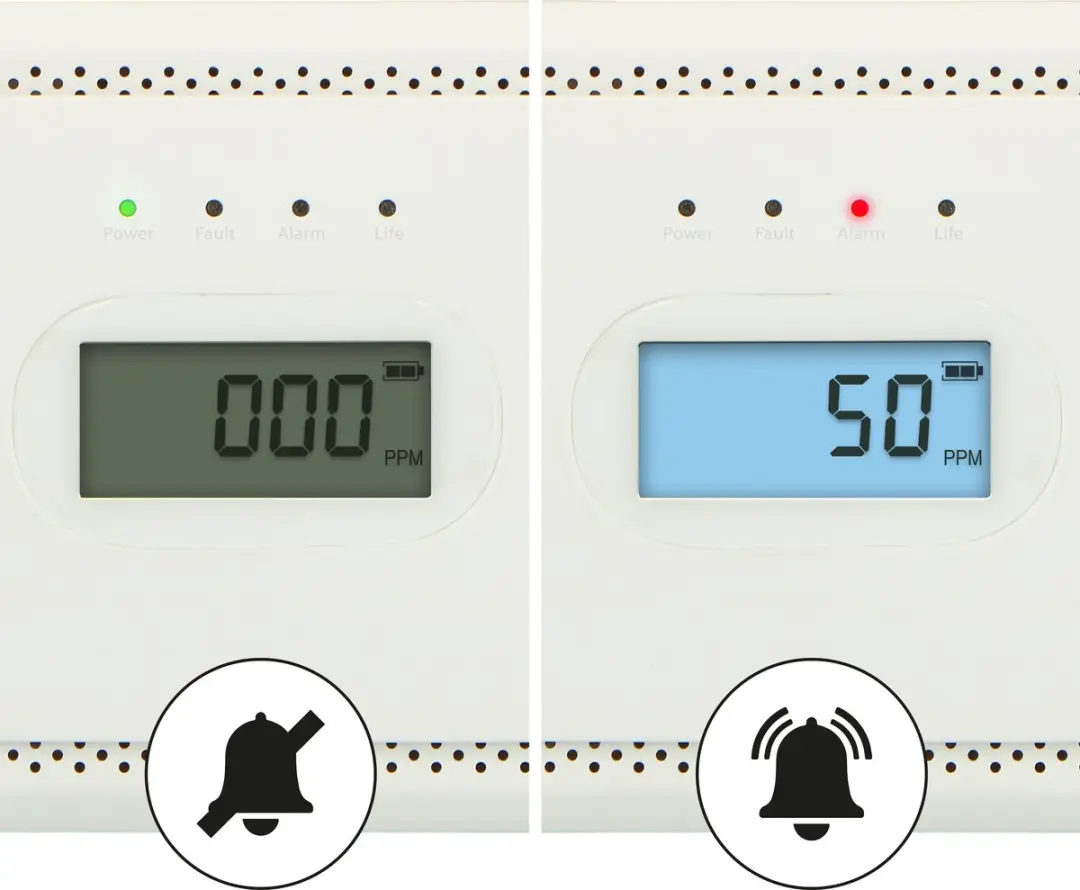 Alecto COA2650 Koolmonoxidemelder - 10 Jaar Sensor - Wit