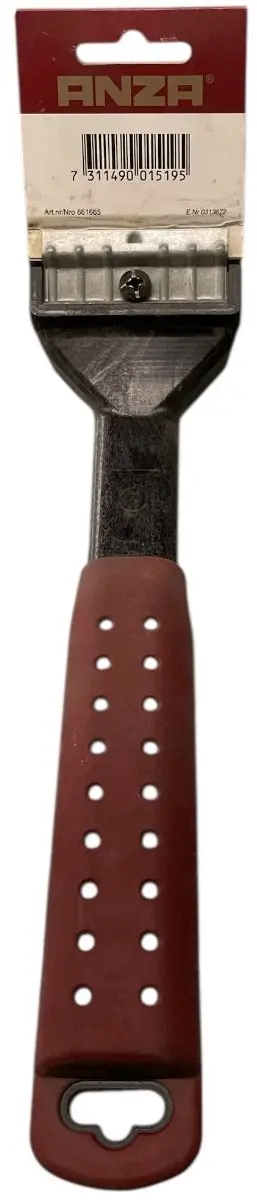 Anza Verfkrabber Duo Softgrip 65mm - Transparant