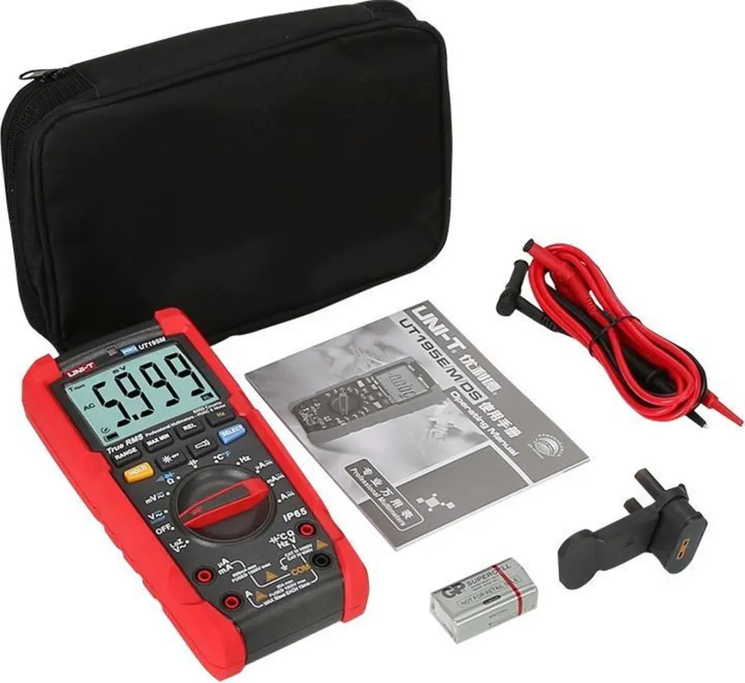 UNI-T UT195M Pro True RMS Digitale Multimeter - Rood