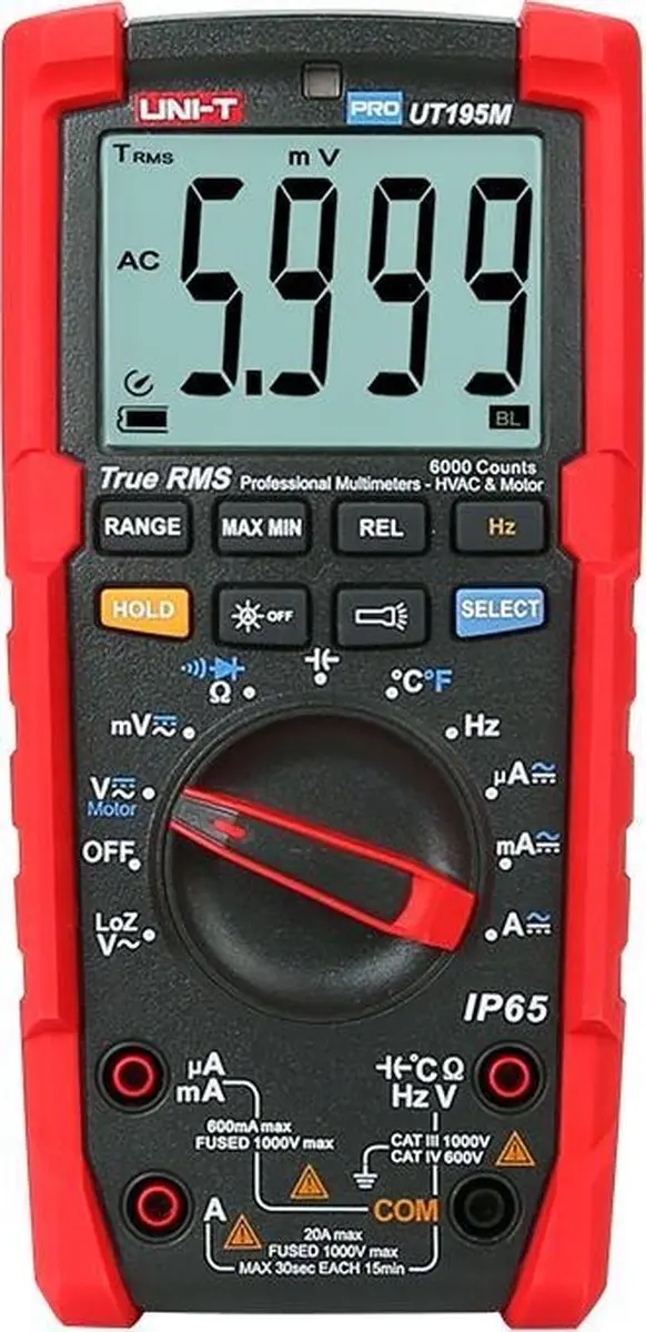 UNI-T UT195M Pro True RMS Digitale Multimeter