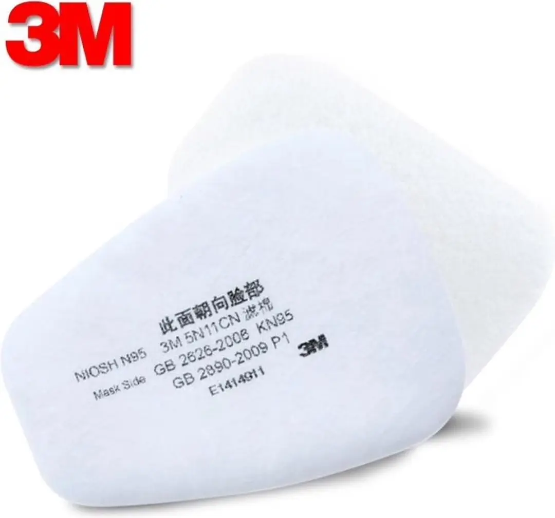 3M 5N11 Stoffilter (10 stuks) voor gasmasker 7502 6200 6800