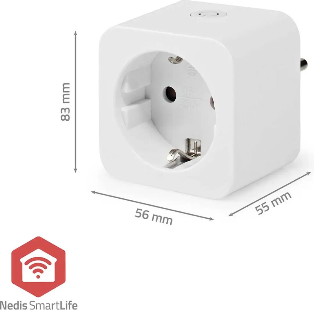 Nedis SmartLife Slimme Stekker Tijdschakelaar 3680W - Wit