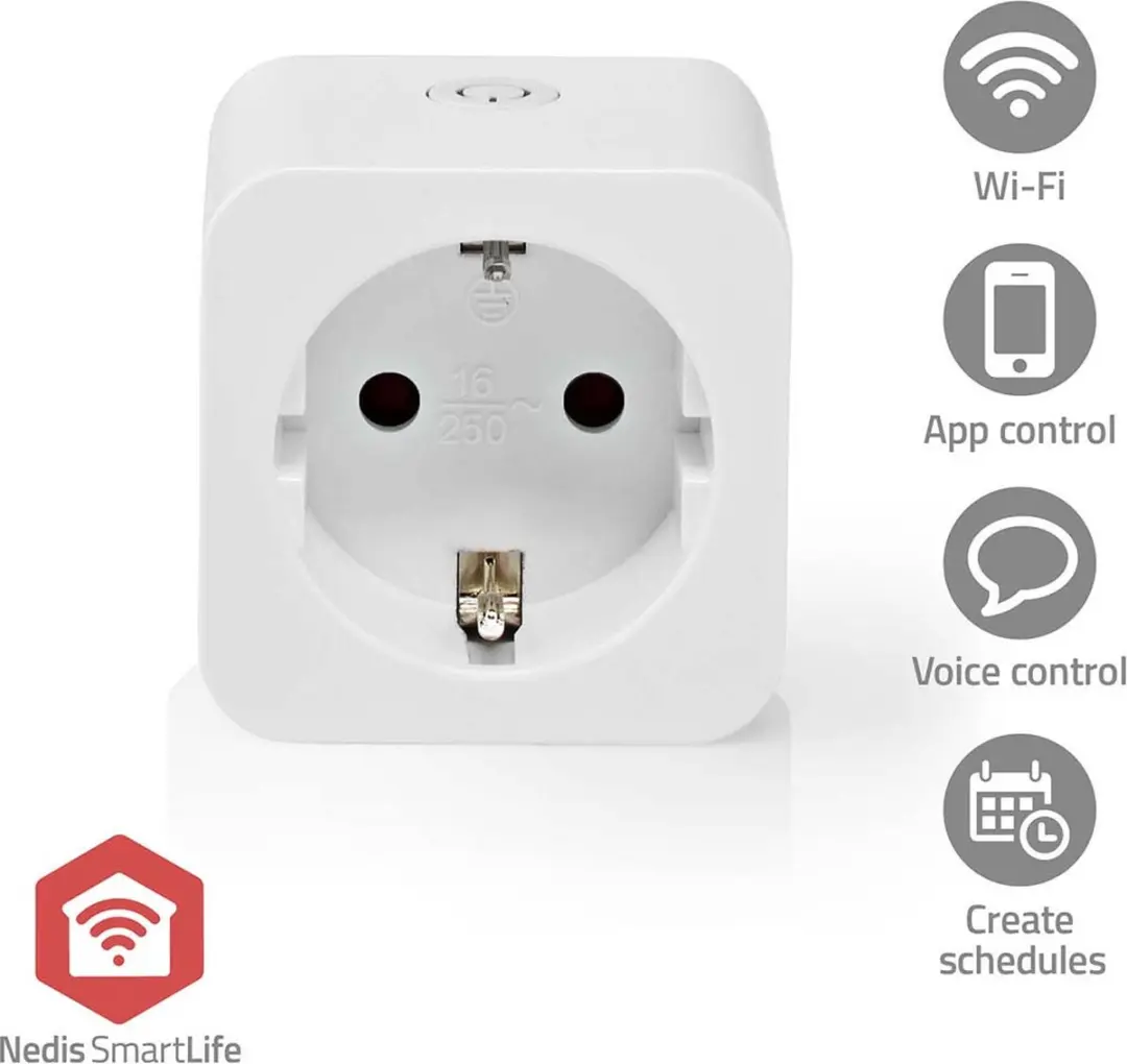 Nedis SmartLife Slimme Stekker Tijdschakelaar 3680W