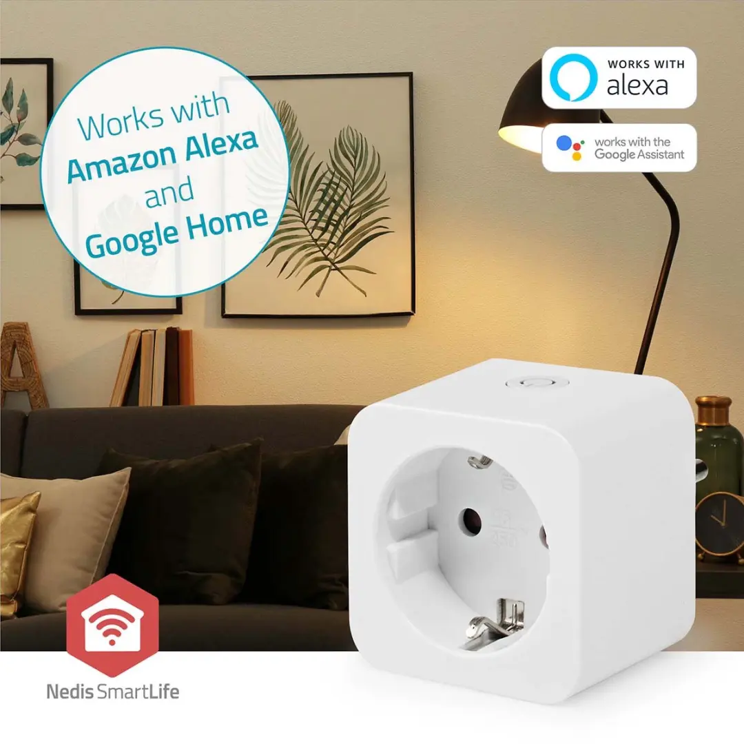 Nedis SmartLife Slimme Stekker Tijdschakelaar 3680W - Wit