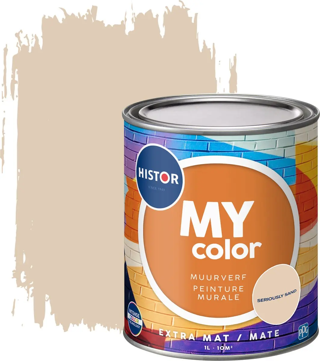 Histor MY Color Muurverf Seriously Sand - Extra Mat - 2,5L - Beige