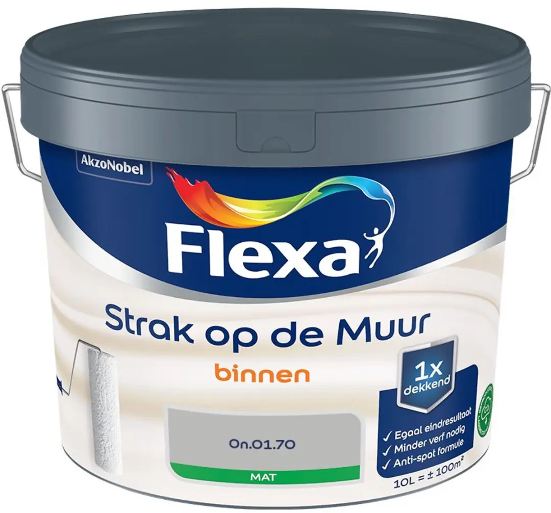 Flexa Strak Op De Muur Binnen Mat Mengverf 10L