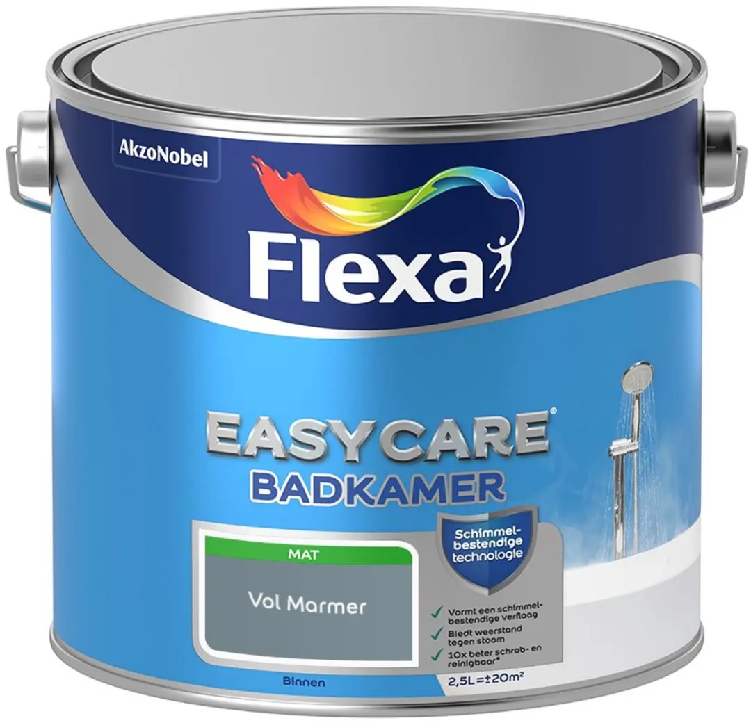 Flexa Easycare Badkamer Vol Marmer Mengverf 2,5L