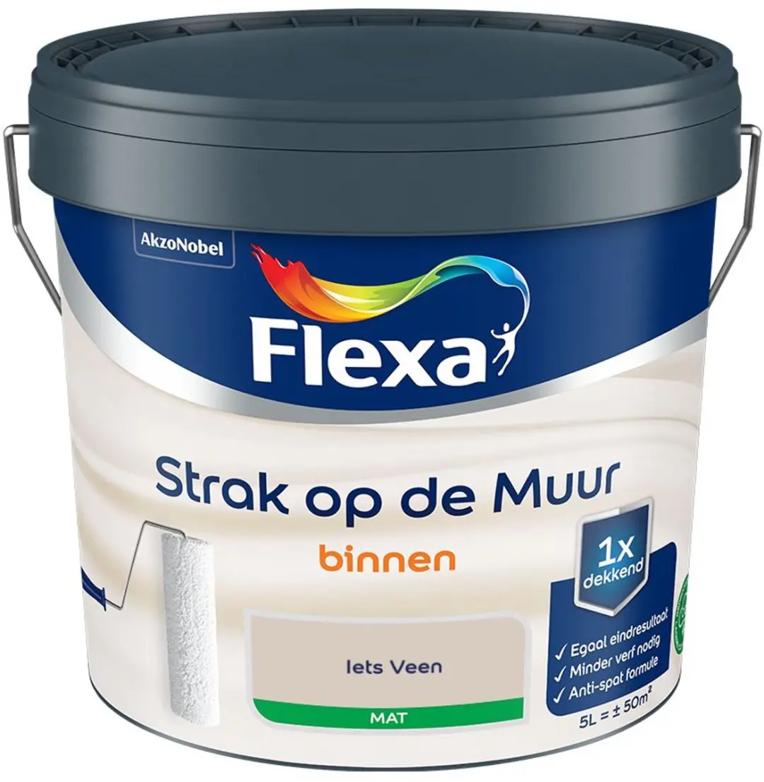 Flexa Strak Op De Muur Binnen Mat Mengverf 5L