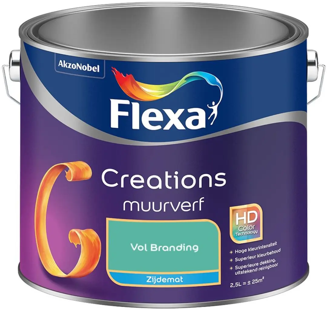 Flexa Creations Muurverf Zijdemat Vol Branding 2,5L