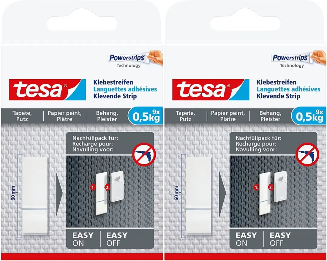 Tesa Powerstrips Plakstrips 18 Stuks