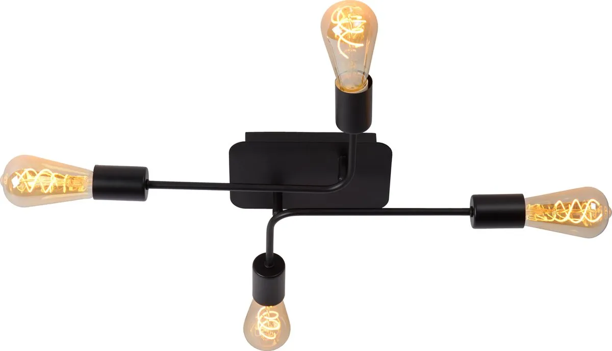 Lucide Lester Plafondlamp 4xE27