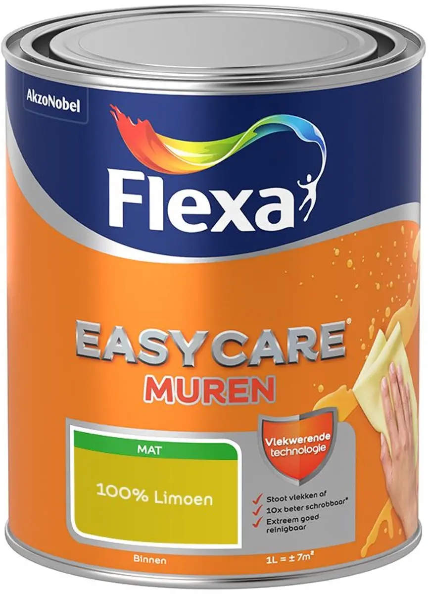 Flexa Easycare Murenverf 100% Limoen 1L