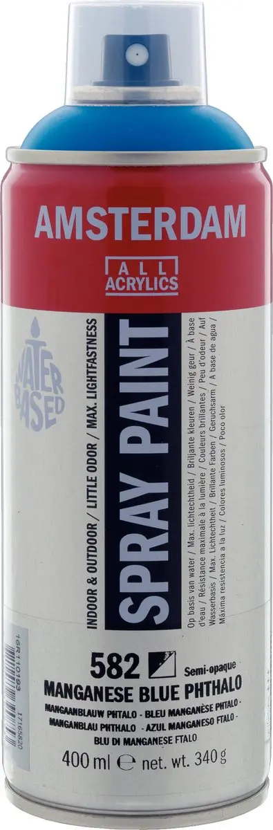 Talens Spraypaint 582 Mangaanblauw Phtalo