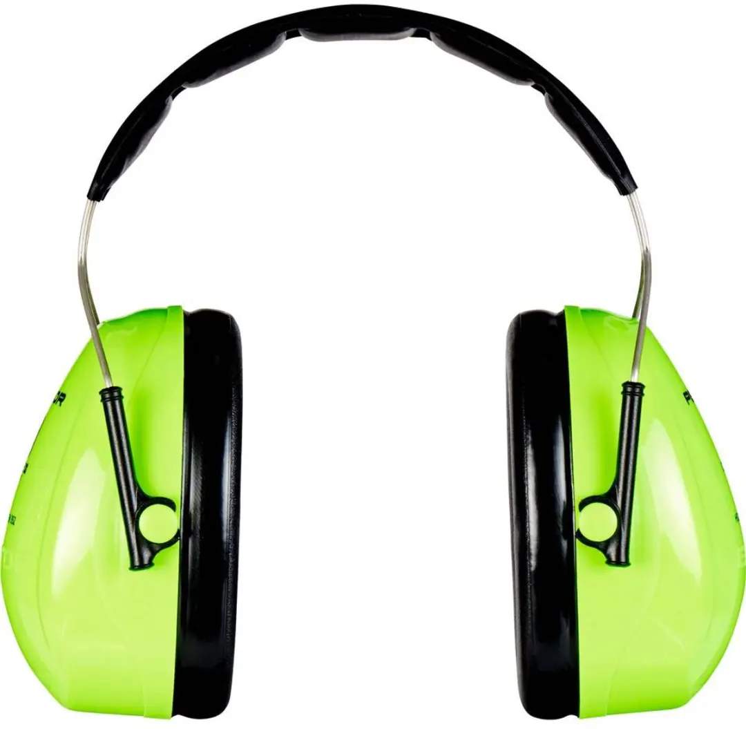 3M Peltor H520 Optime II Gehoorkap - Neon-groen