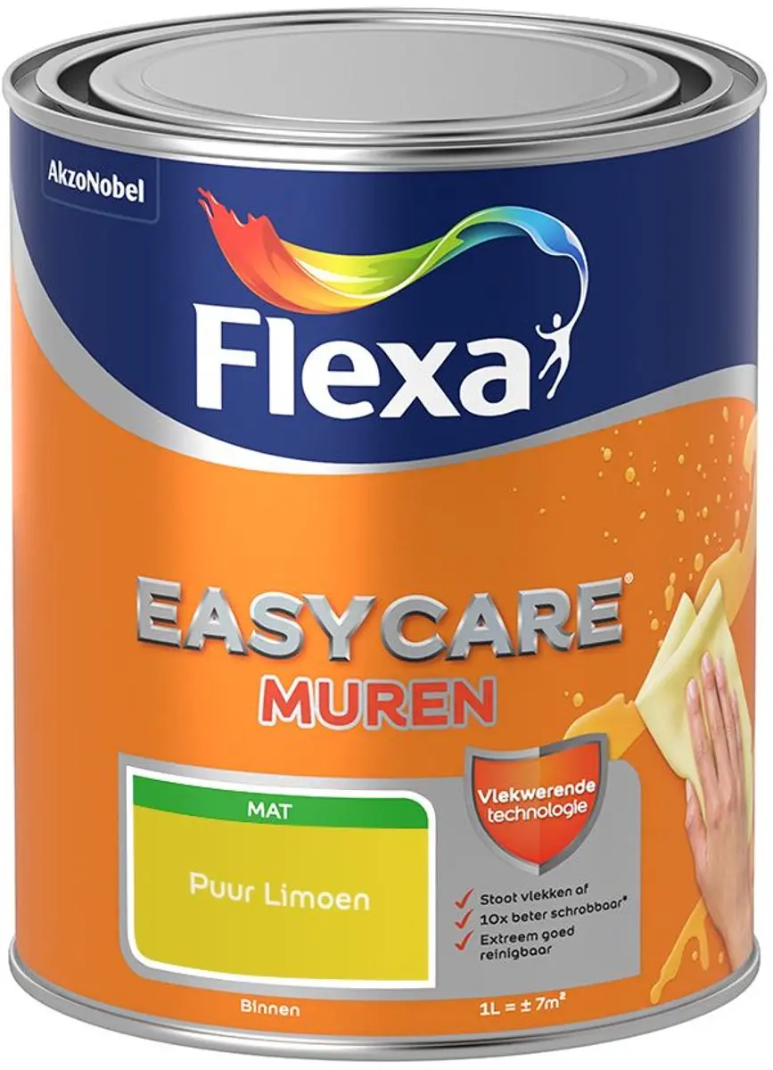 Flexa Easycare Muren Puur Limoen Mengverf 1L