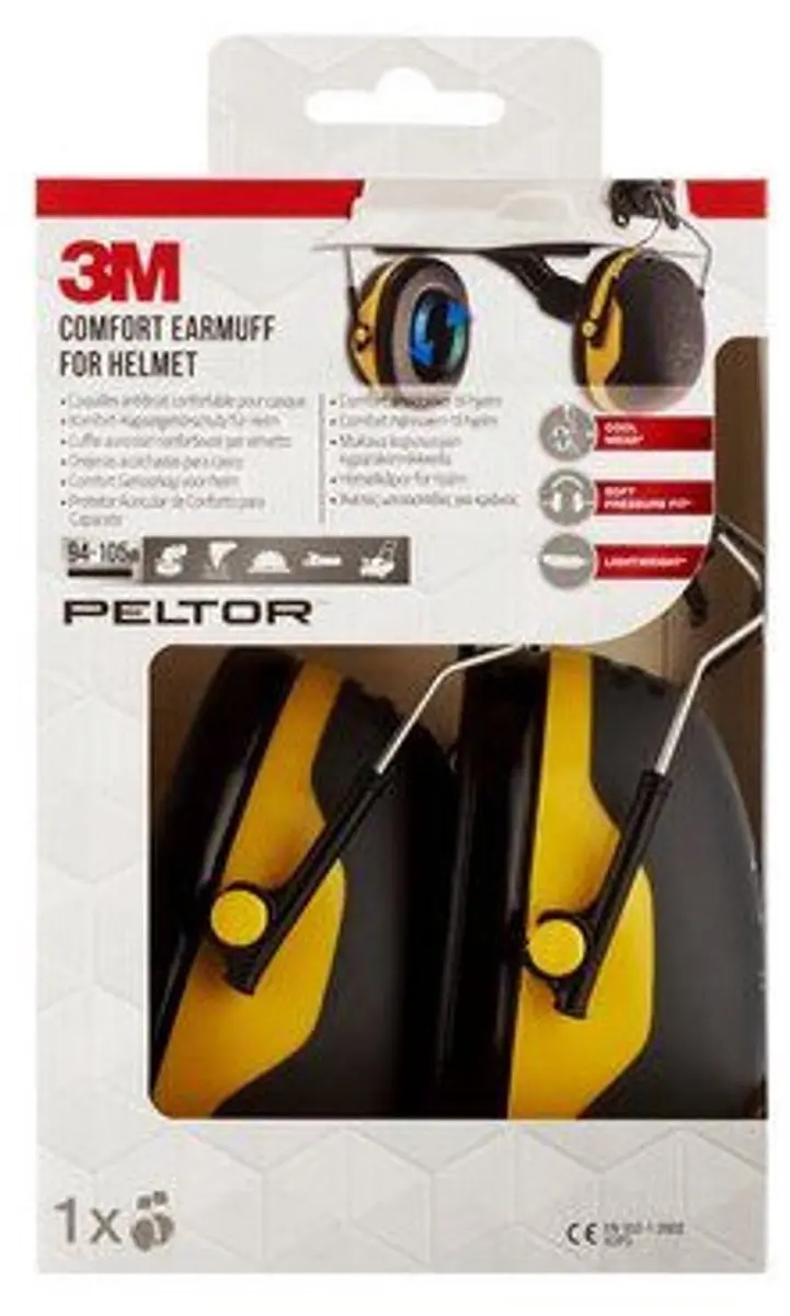 3M Peltor X2P3 Oorkappen - Geel/Zwart