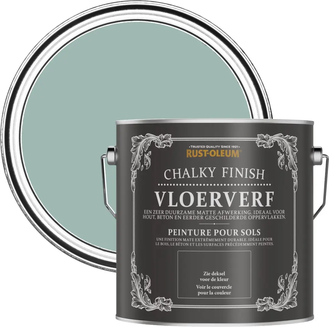 Rust-Oleum Blauw Vloerverf Kustblauw 2,5L