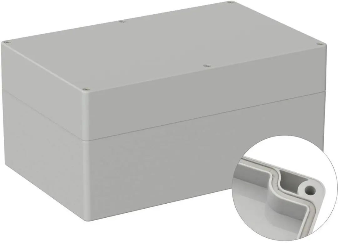 Tru Components TC-9065692 Industriële Behuizing - 250x160x119mm Grijs-wit
