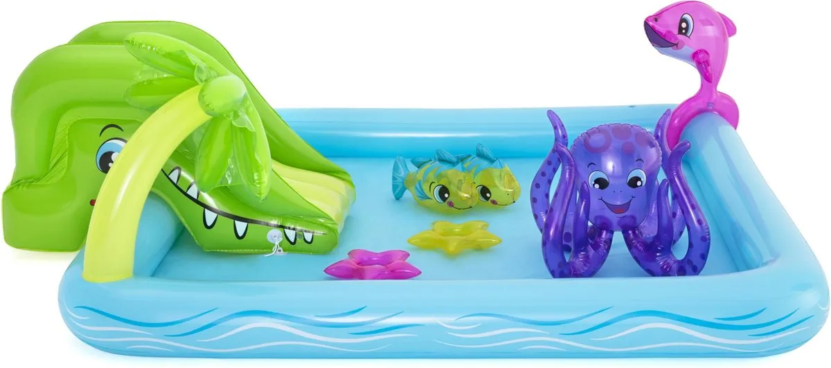 Bestway Kinderzwembad Krokodil 239x206cm
