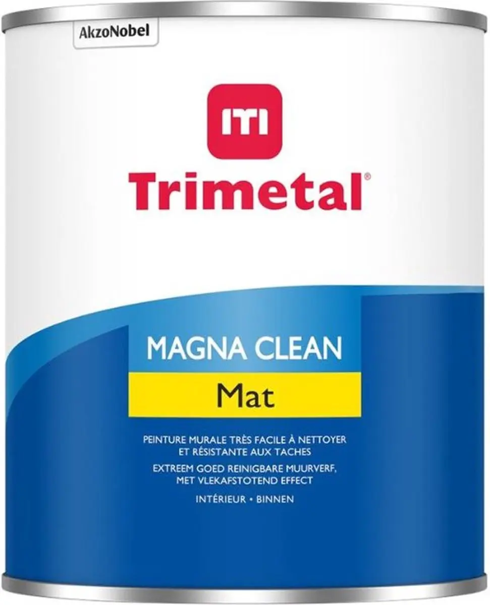 Trimetal Magna Clean Matte Binnenmuurverf 1L - RAL 9010 Gebrokenwit