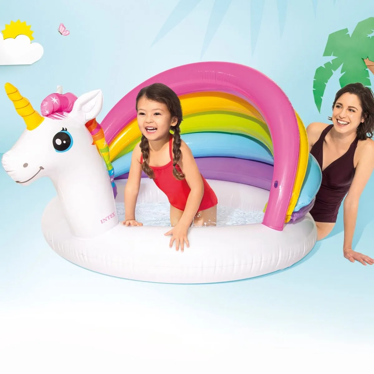 Intex Pierenbad Unicorn 57113NP - 45L - Multikleur