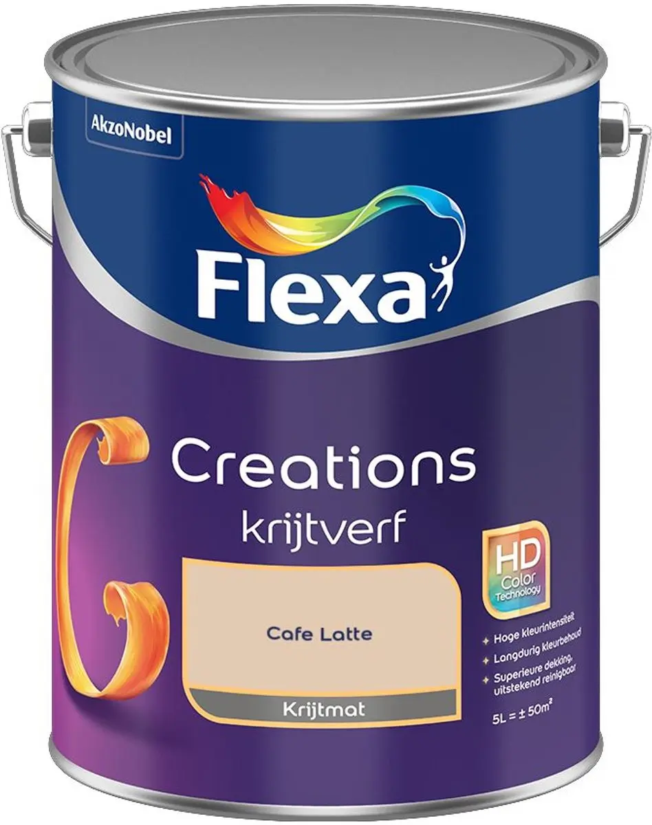 Flexa Creations Muurverf Cafe Latte 5L