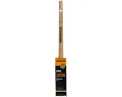 Anza Super Traditional Ronde Kwast nr. 18 - Houtkleur/Zilver/Zwart