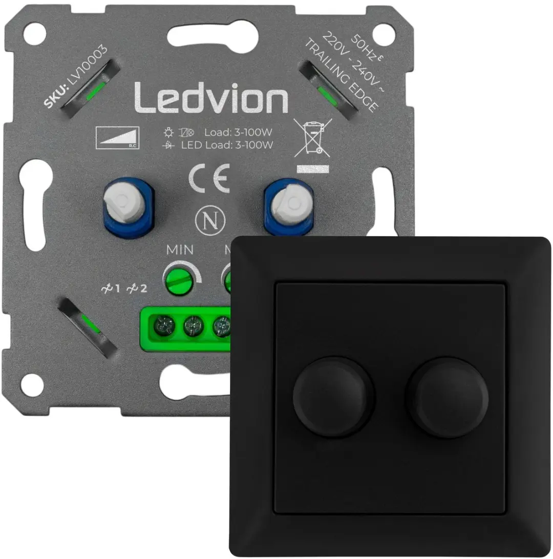 LEDVION LED Duo Dimmer 3-100W