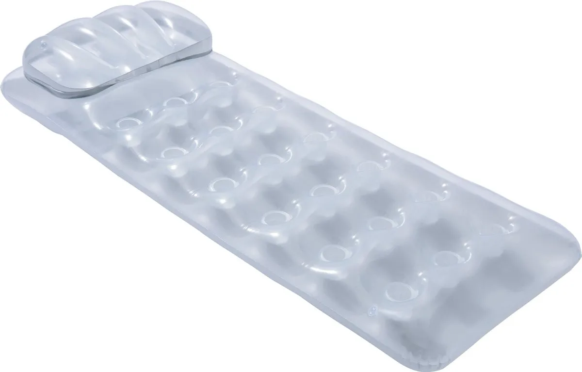 Bestway Luchtbed Lounge 188x71cm - Zilver