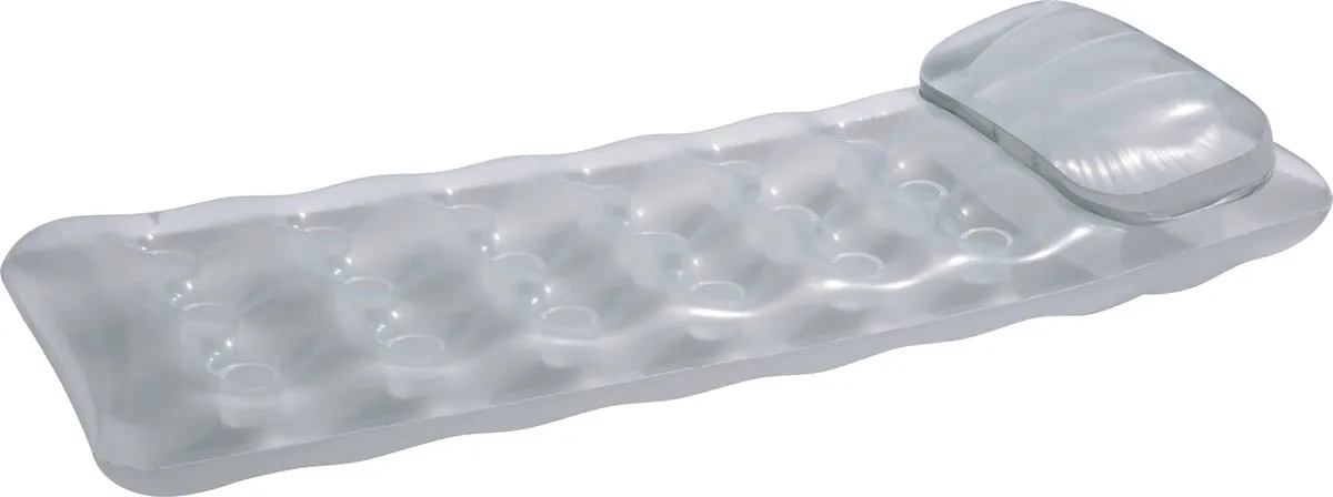 Bestway Luchtbed Lounge 188x71cm - Zilver