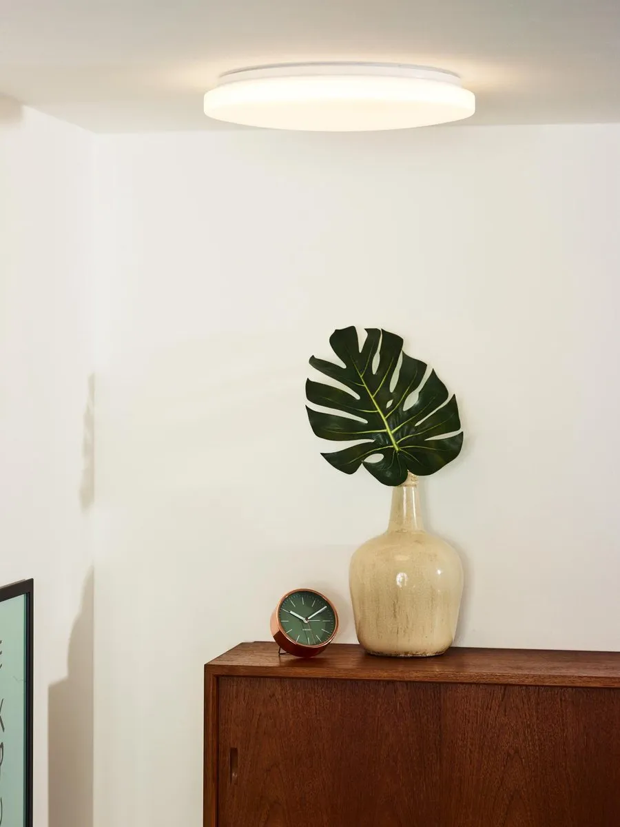 Lucide OTIS Plafondlamp Ø39cm - LED 32W 3000K - Opaal