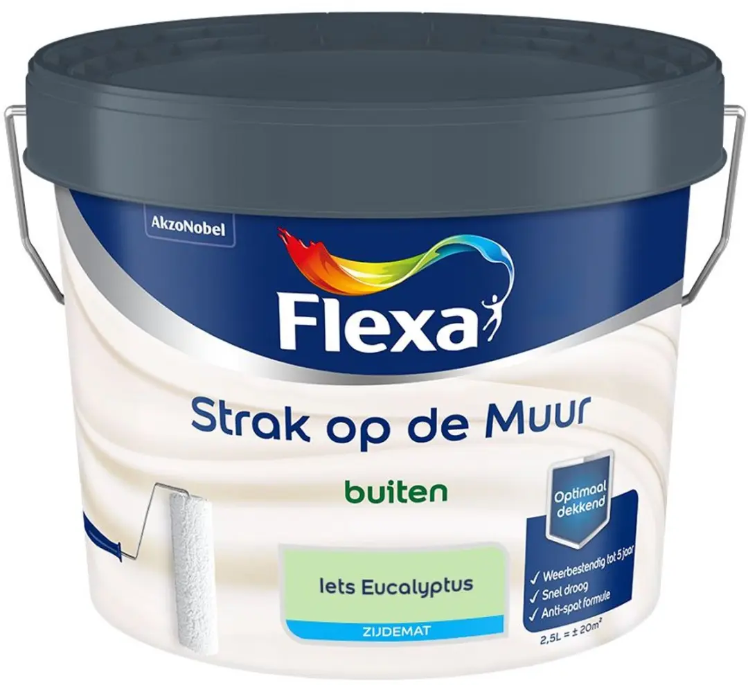 Flexa Mengverf Iets Eucalyptus 2,5L