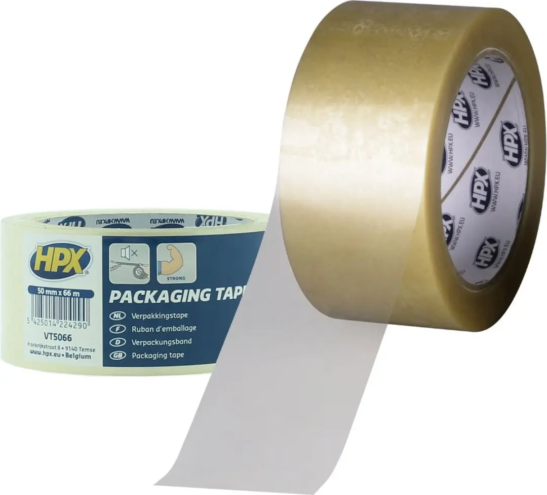 HPX Premium Verpakkingstape 50mm x 66m