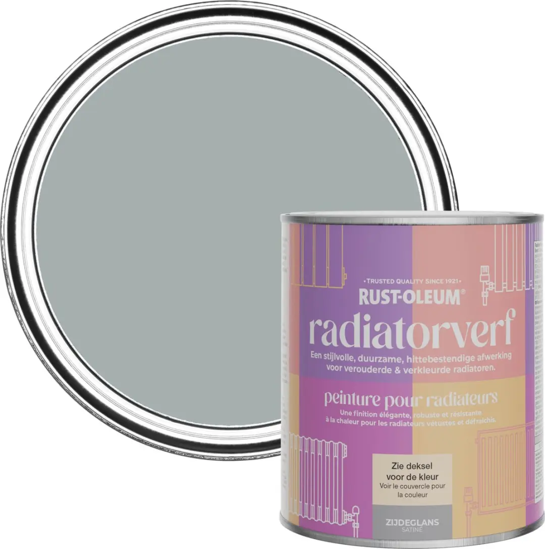 Rust-Oleum Mineraalgrijs Radiatorverf 750ml