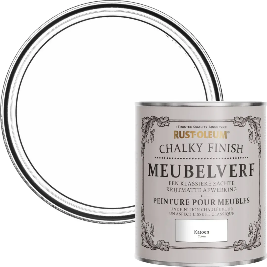 Rust-Oleum Wit Chalky Finish Meubelverf 750ml