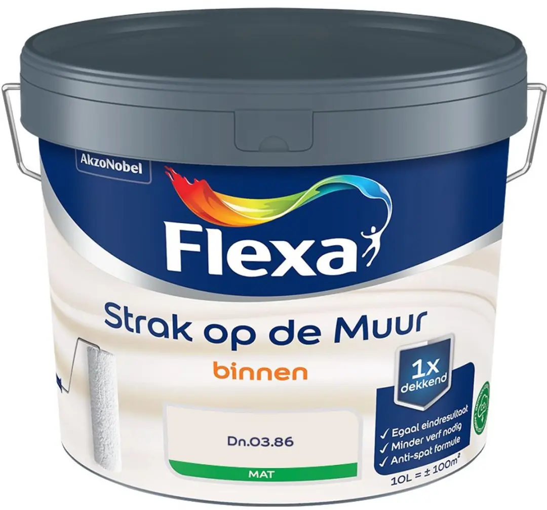 Flexa Strak Op De Muur Binnen Mat Mengverf 10L