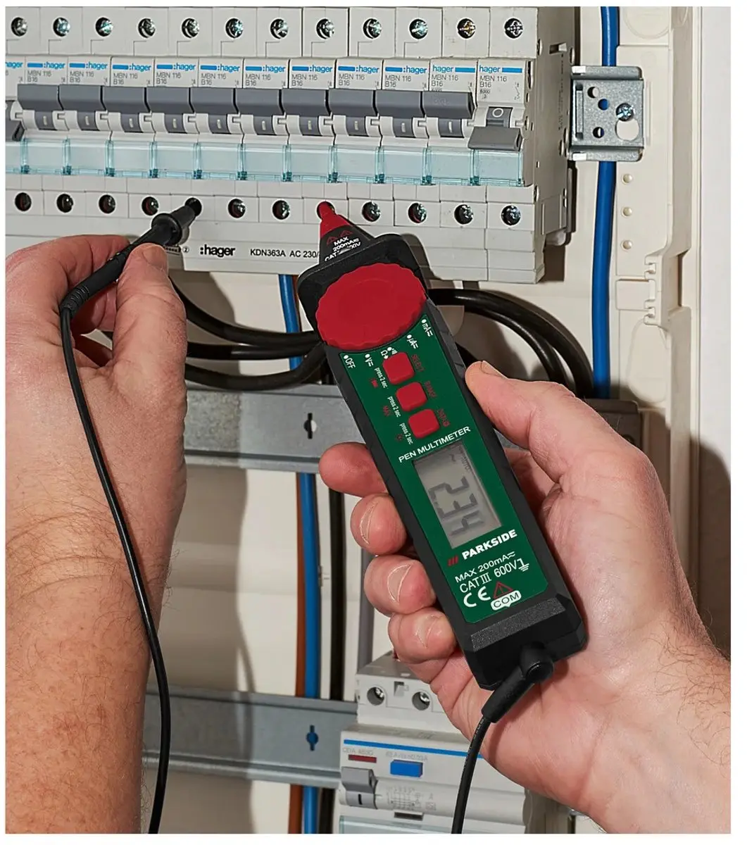 Parkside PSM2B4 Digitale Spanningstester 600V - Groen