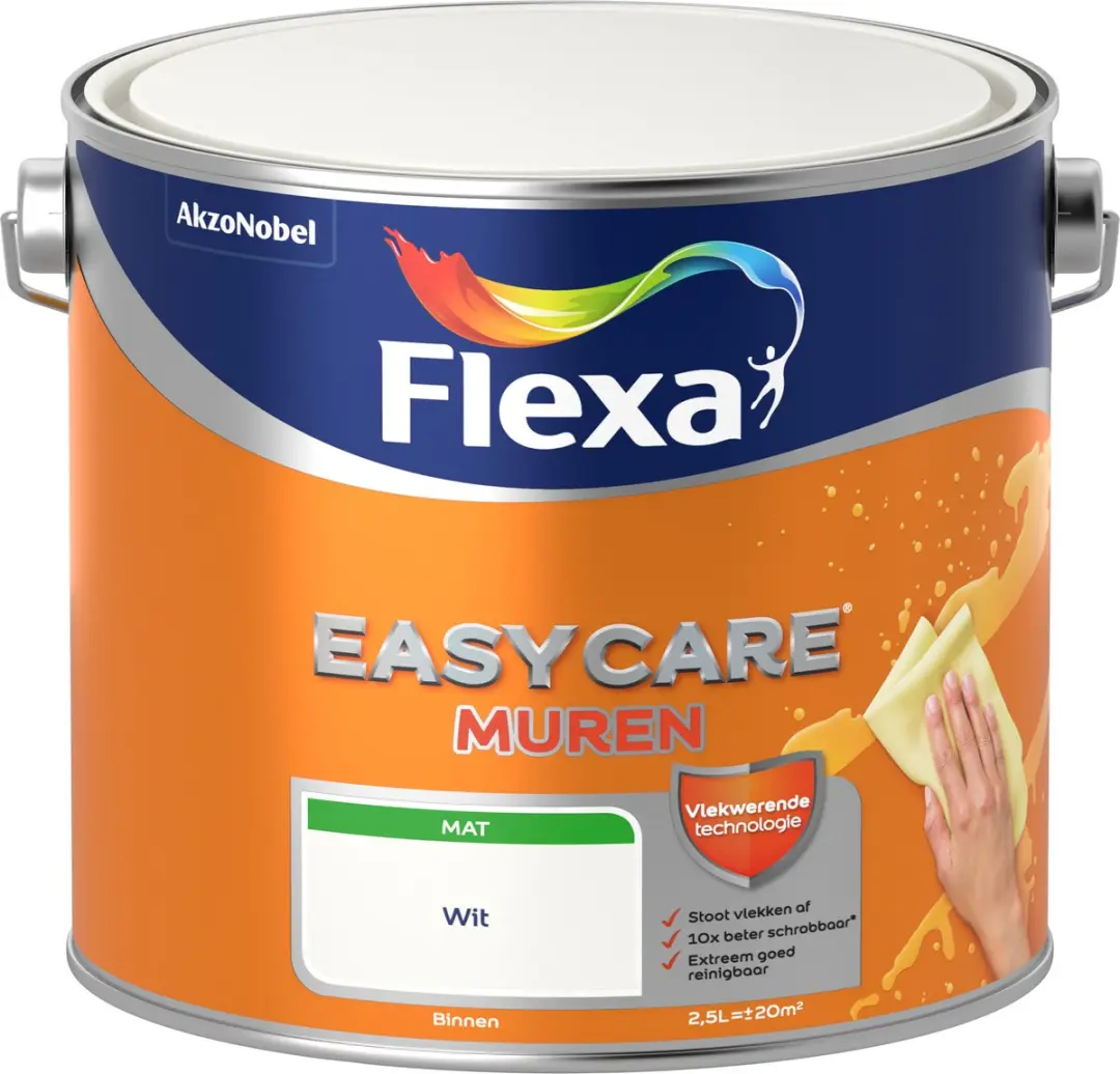 Flexa Easycare Murenverf Wit 2,5L