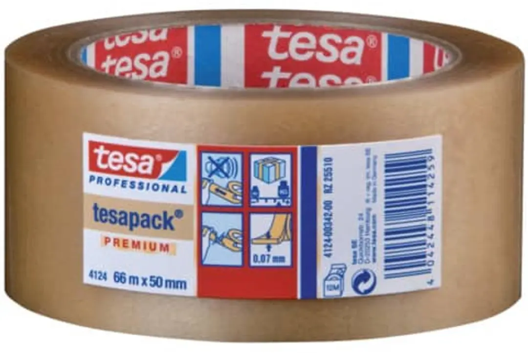 Tesa 4124 Universele PVC Verpakkingstape