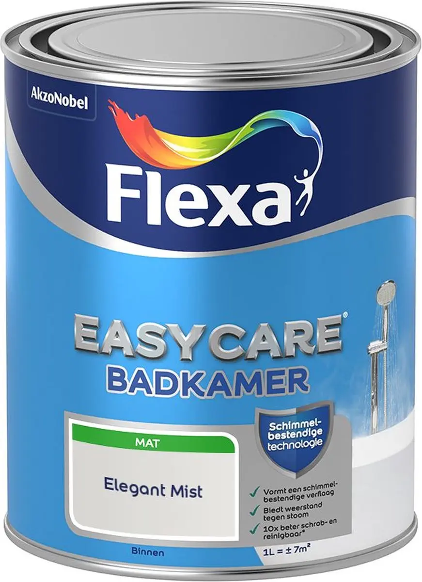 Flexa Easycare Badkamer Mengverf Elegant Mist 1L