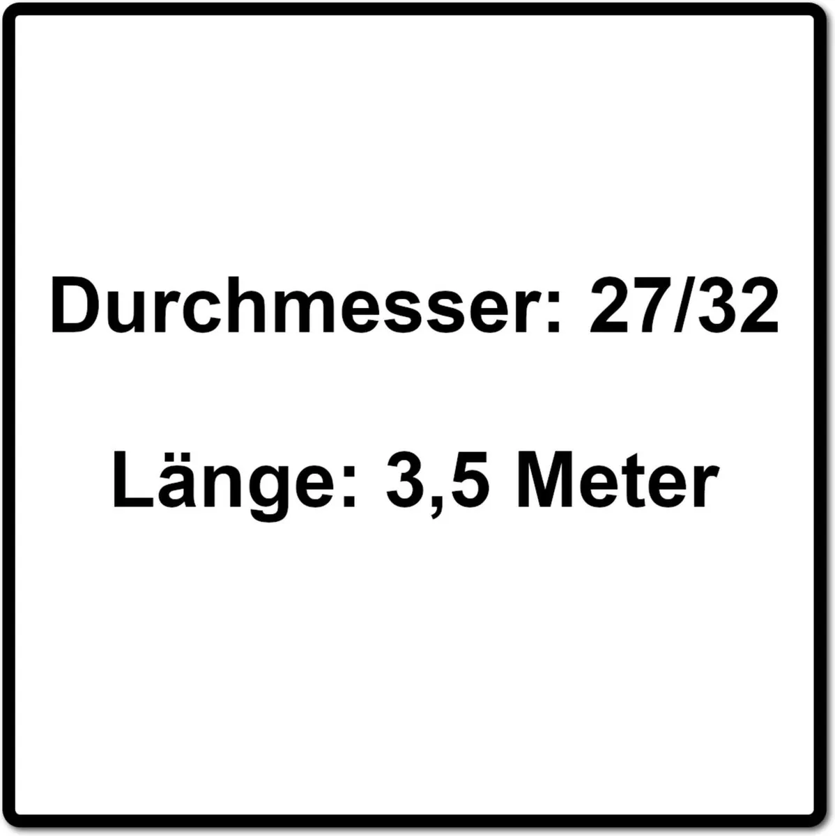 Festool D27/32x3,5m-AS/CTR Zuigslang - Groen/Zwart