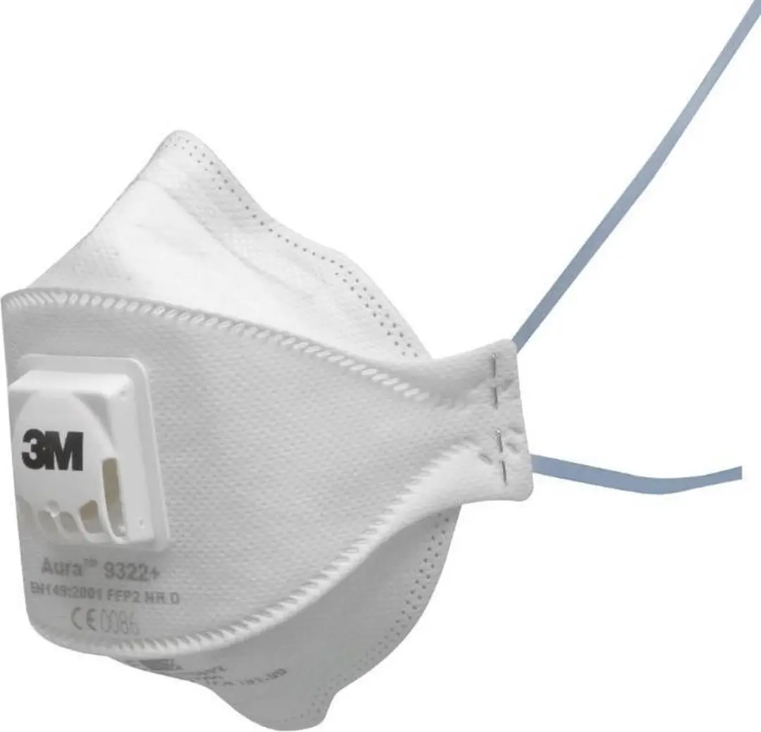 3M 9322+ Aura FFP2 Stofmaskers - 10 Stuks