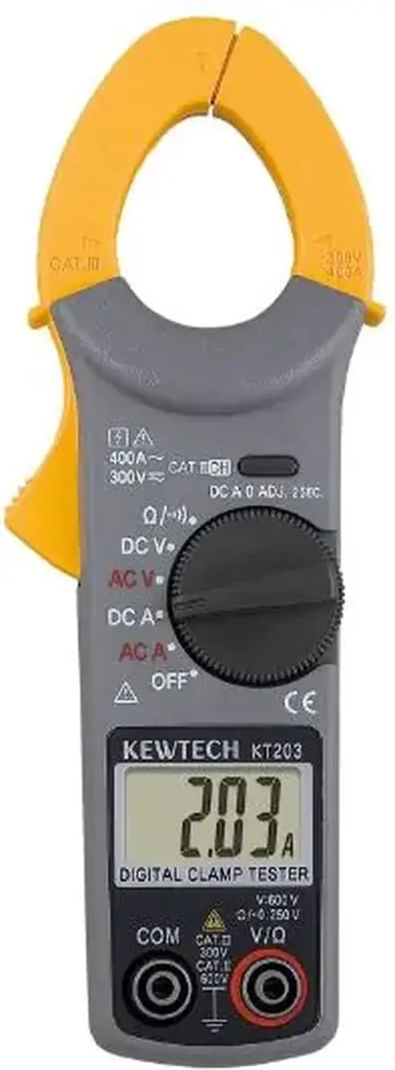 Kyoritsu KT203 Digitale AC/DC Stroomtang 400A 600V