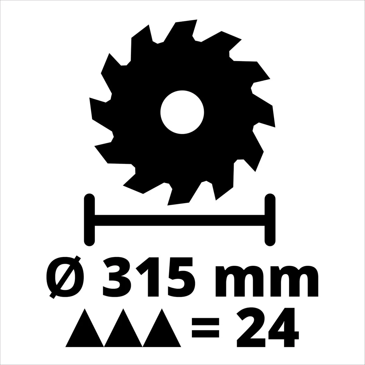 Einhell TE-TS 315 U Zaagtafel 2200W - Ø315mm