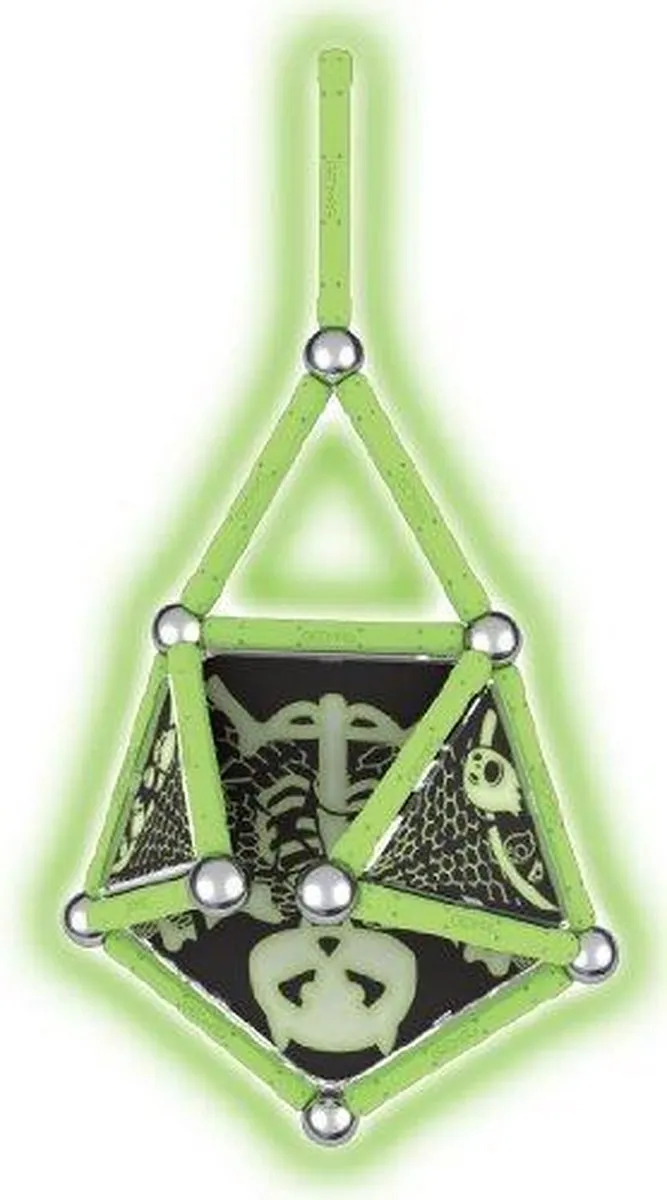 Geomag Panelen Glow in the Dark 37-delig - Multicolor