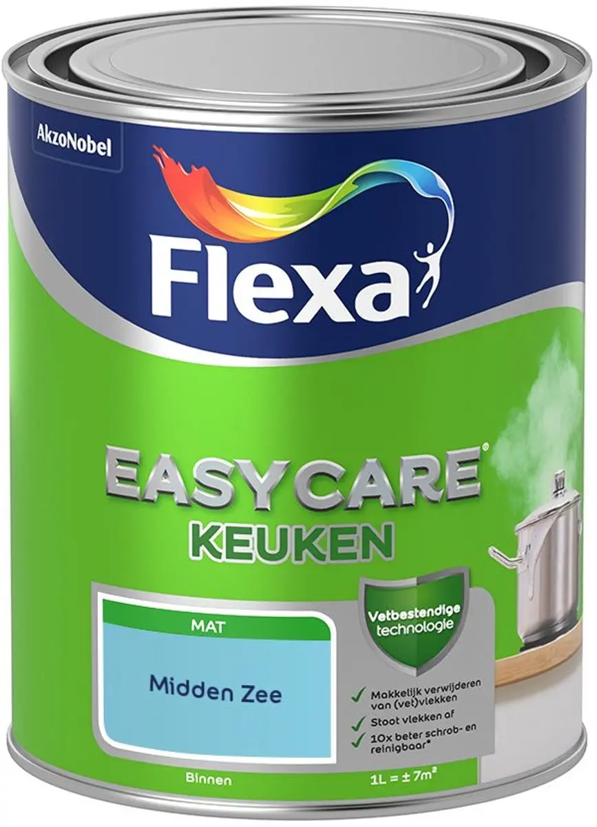 Flexa Easycare Keukenverf Midden Zee 1L
