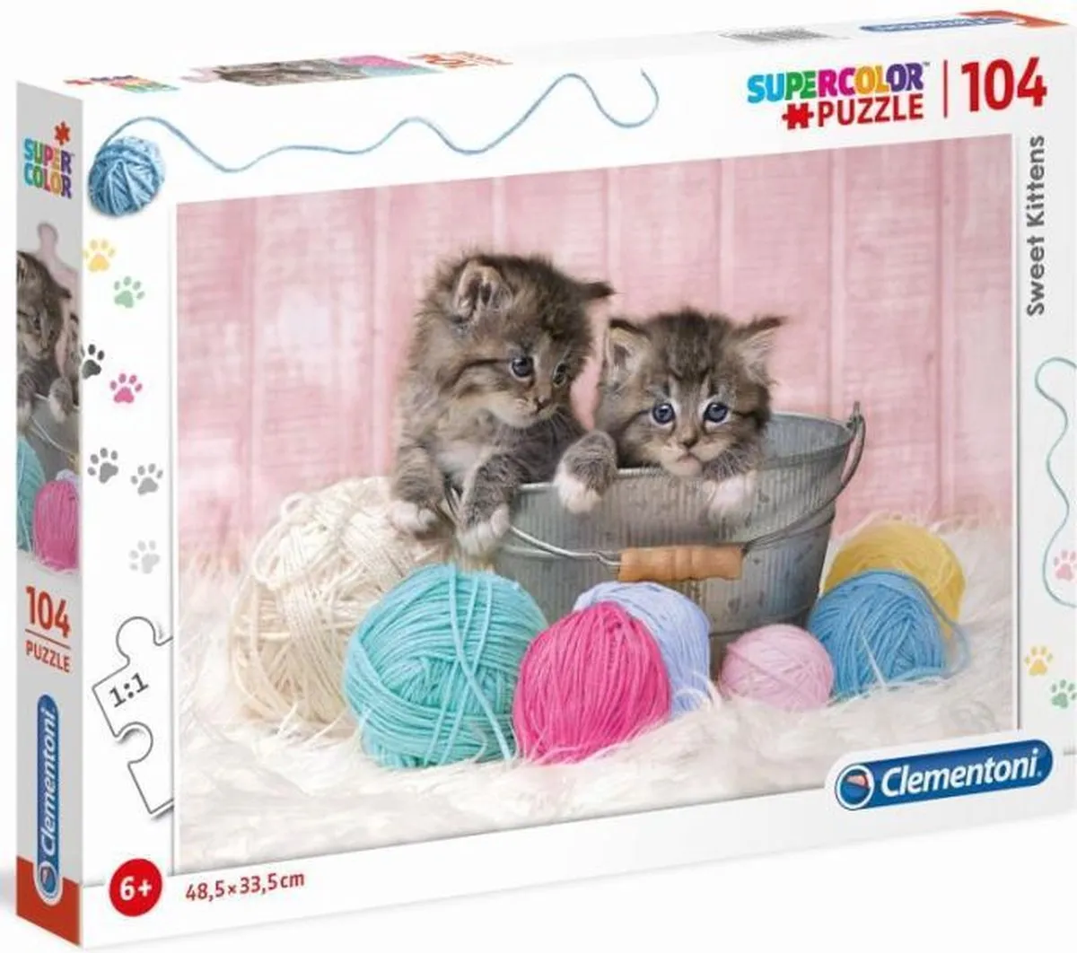 Clementoni Legpuzzel Sweet Kittens 104 Stukjes - Multicolor
