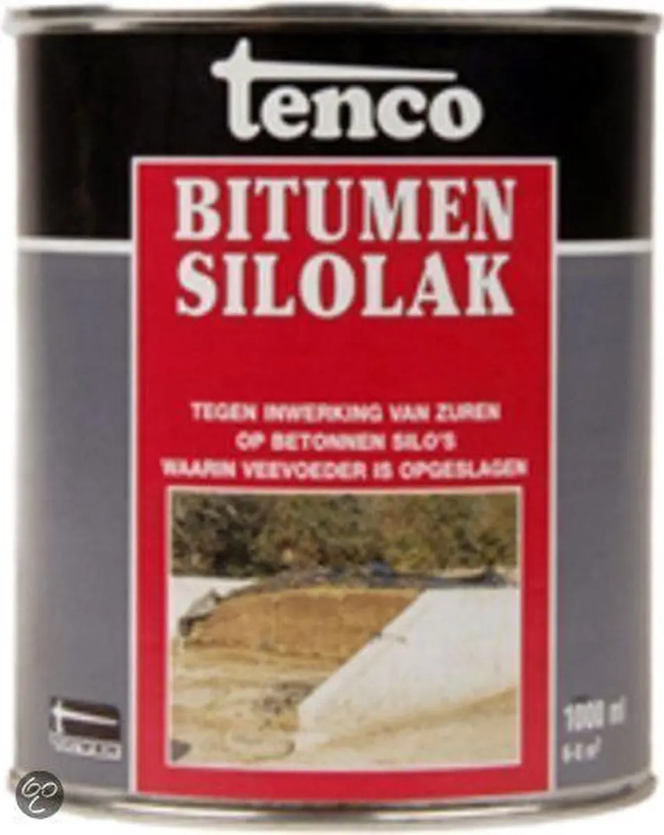 Tenco Bitumen Silolak 5L - Grijs/Zwart